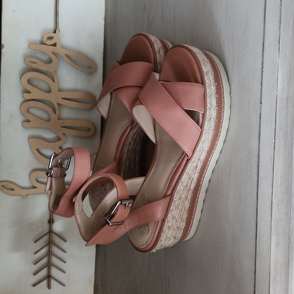 Platform rosepeach sandals - Picture 3 of 3